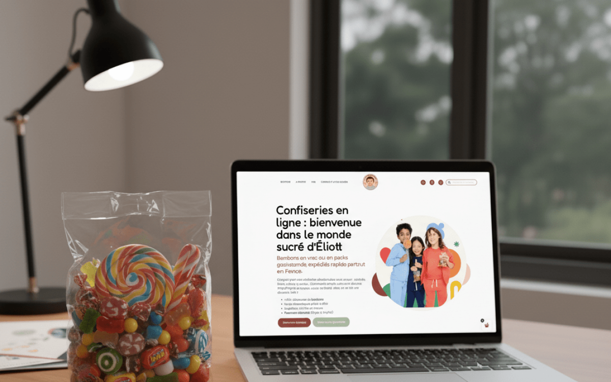 Lancement boutique en ligne de bonbons en France