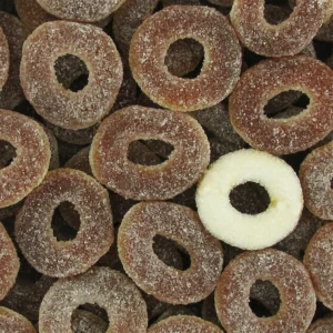 Anneaux Cola Acidulés – Bonbons Gélifiés Saveur Cola